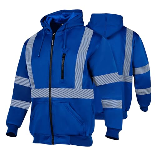 Amazon.com: FONIRRA High Visibility Safety Work Hoodie for men